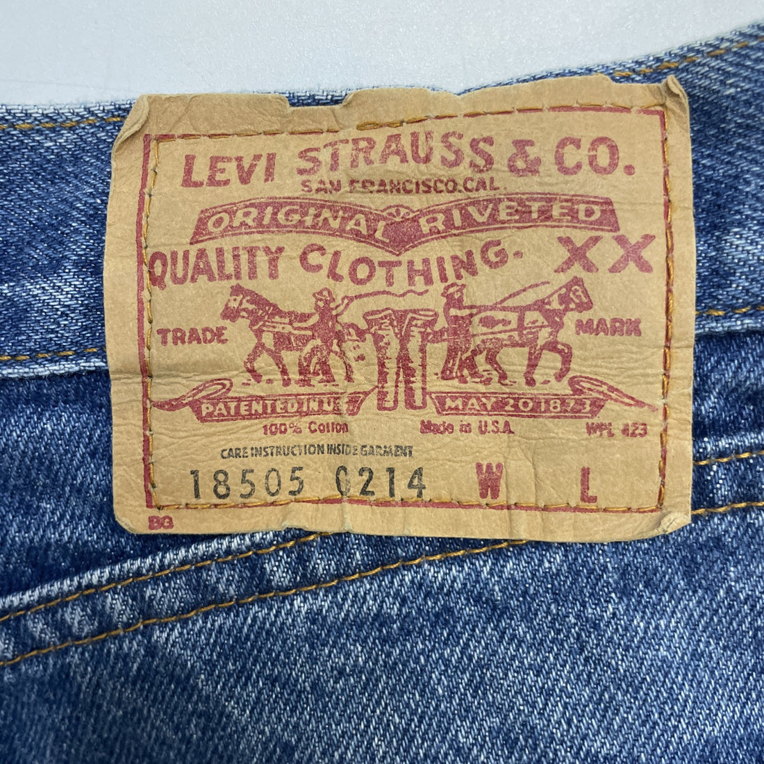 Vintage Levi's Denim Jeans Pants Womens Size 14 Blue