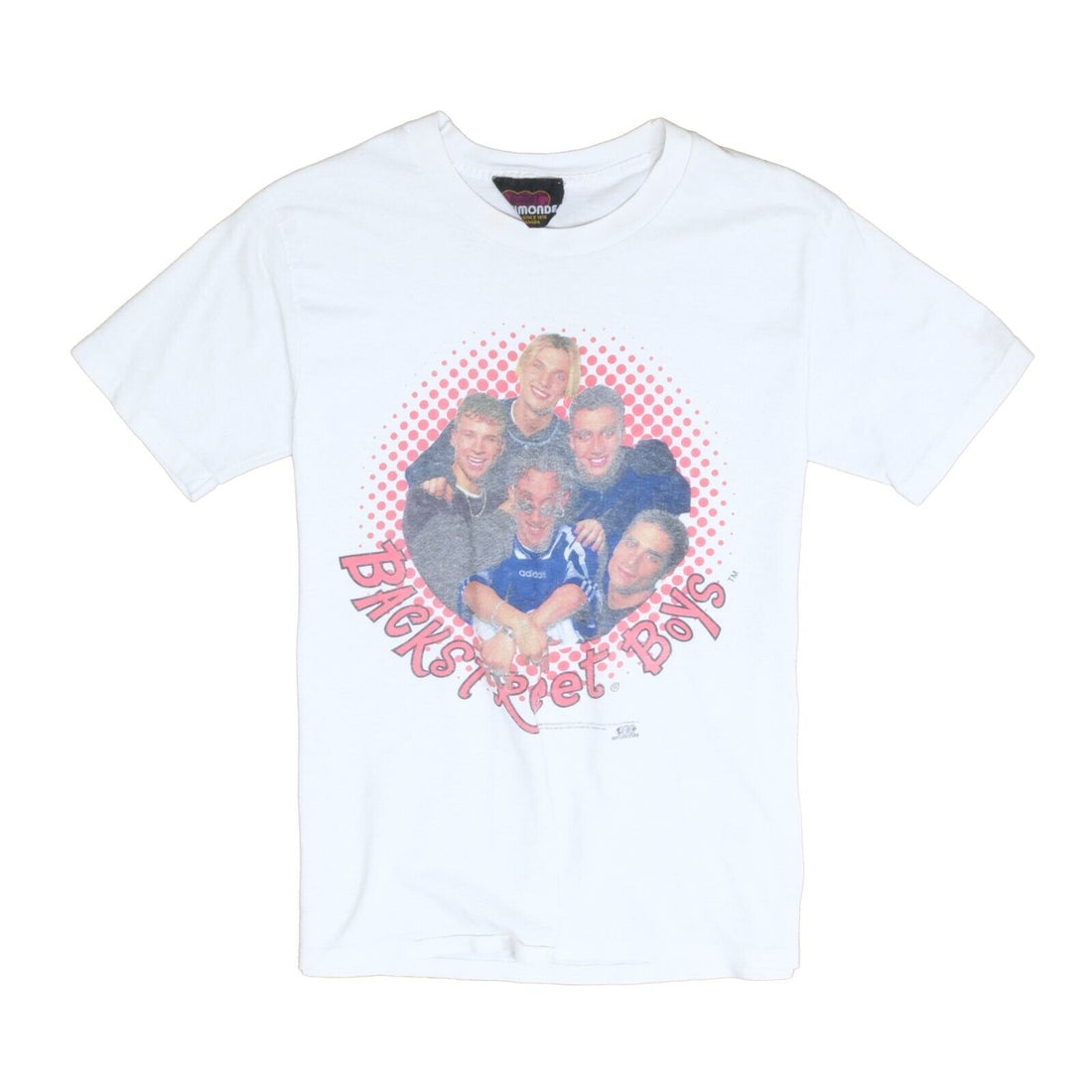 Vintage Backstreet Boys Artimonde T-Shirt Size XS Boy Band Tee 1996 90s