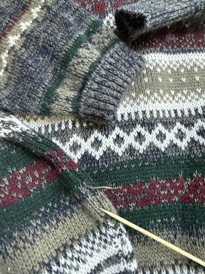 Vintage Christopher Barnes Wool Knit Sweater Size Small