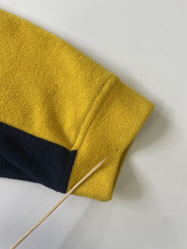 Vintage Tommy Hilfiger Fleece Jacket Size XL Yellow