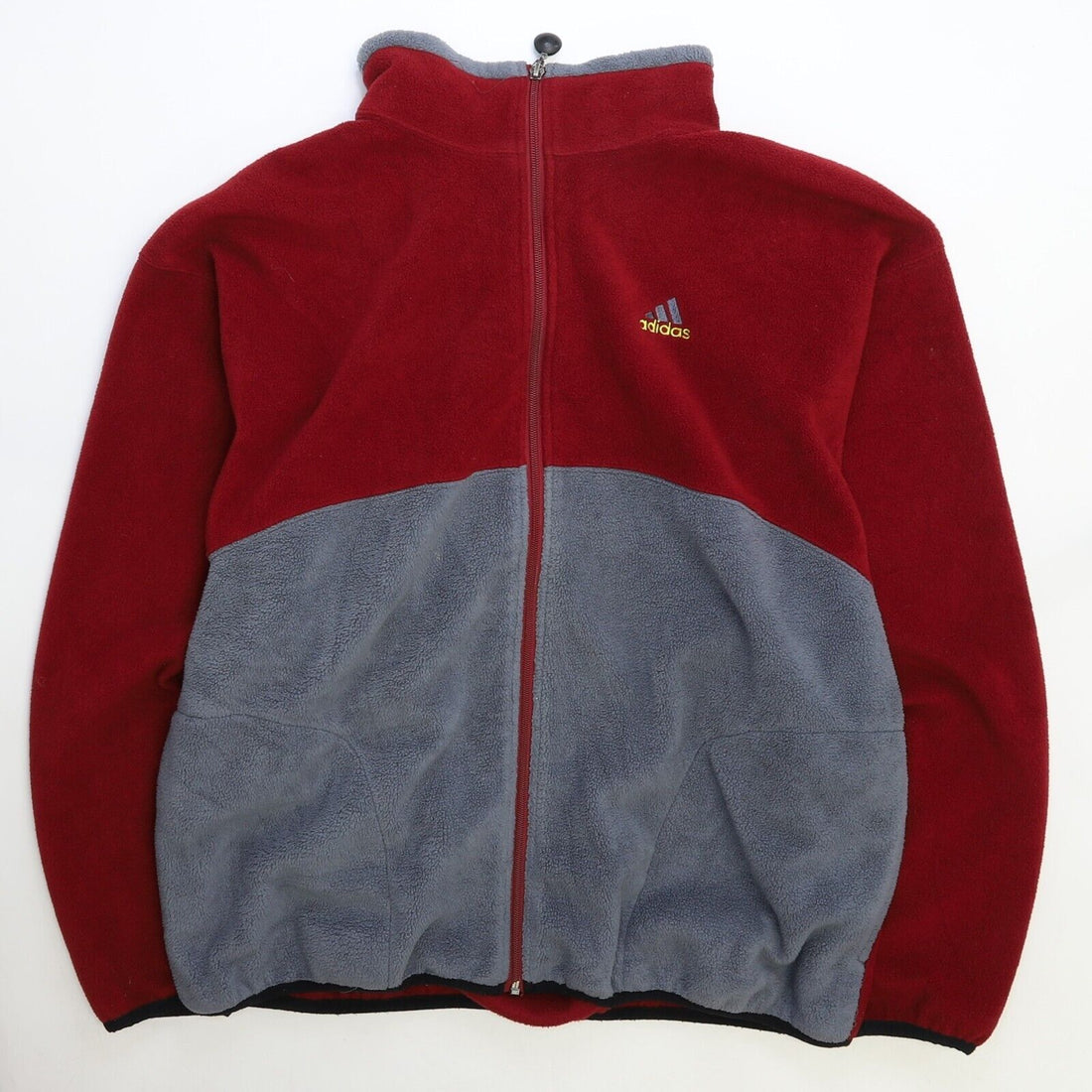 Vintage Adidas Fleece Jacket Size XL Full Zip