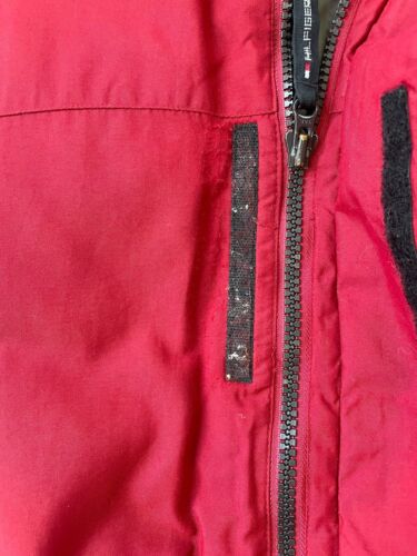 Vintage Tommy Hilfiger Puffer Jacket Size XL Red Insulated