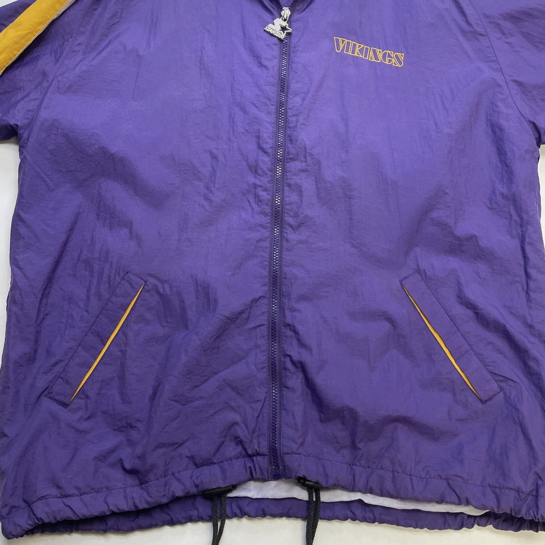 Vintage Minnesota Vikings Starter Windbreaker Light Jacket Size Large NFL