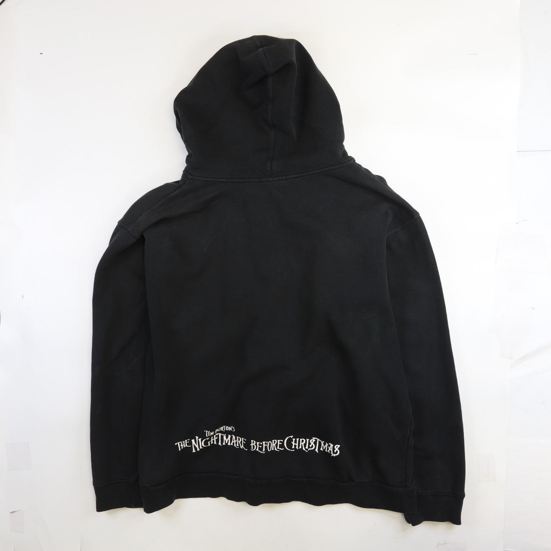 Tim Burton's Nightmare Before Christmas Disney Full Zip Sweatshirt Hoodie Large