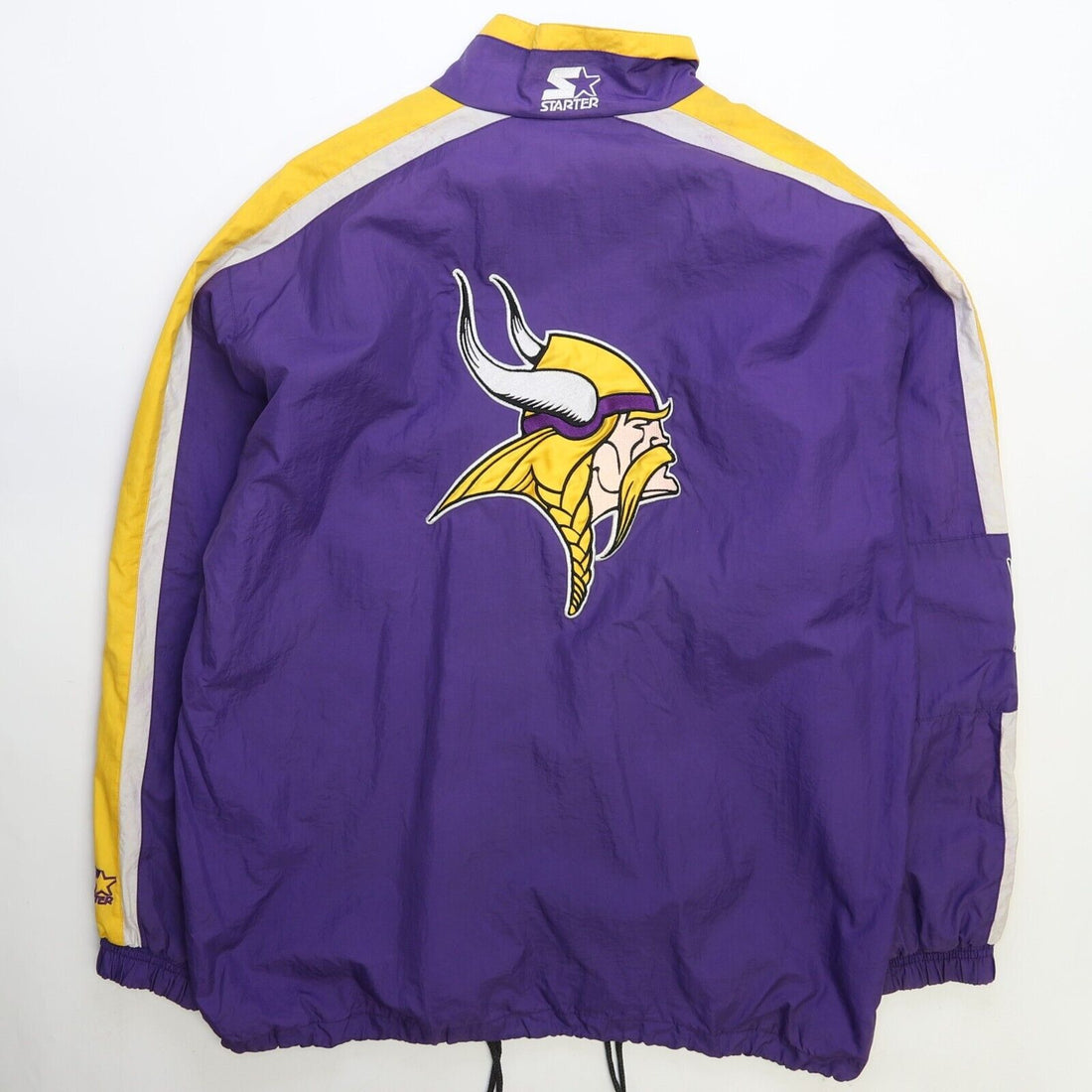 Vintage Minnesota Vikings Starter Windbreaker Light Jacket Size Large NFL