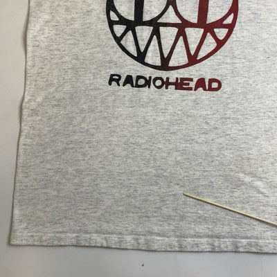 Vintage Radiohead Bear T-Shirt Size Small Adidas Blank 90s