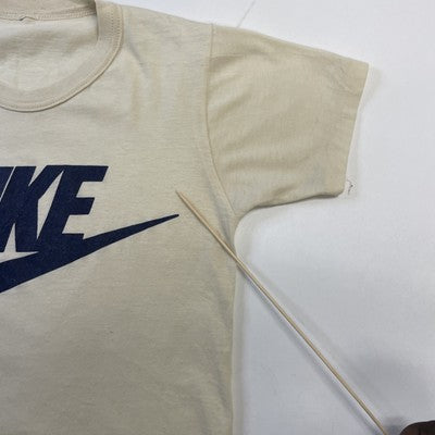 Vintage Nike Spell Out T-Shirt Size Small 80s