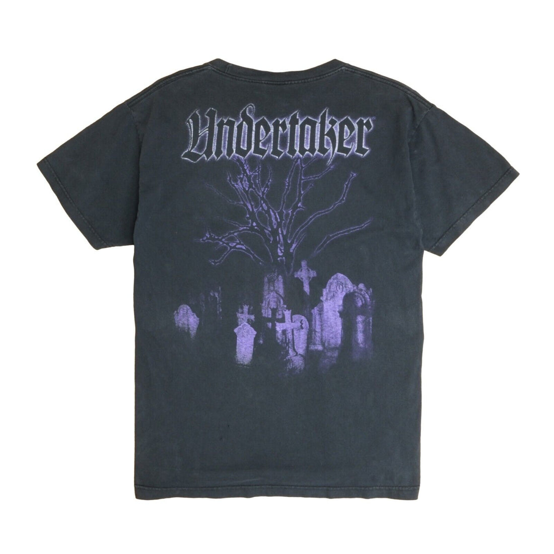 Vintage Undertaker Tombstone Wrestling T-Shirt Size Large Black WWE