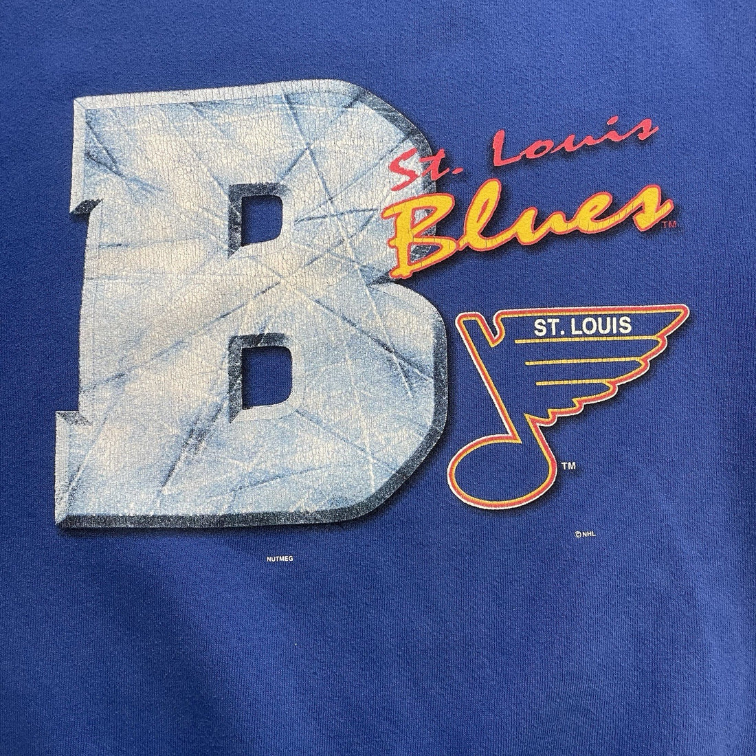 Vintage St. Louis Blues Sweatshirt Crewneck Size Large 90s NHL