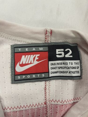 Vintage Czech Republic Authentic National Hockey Team Nike Jersey Size 52 IIHF