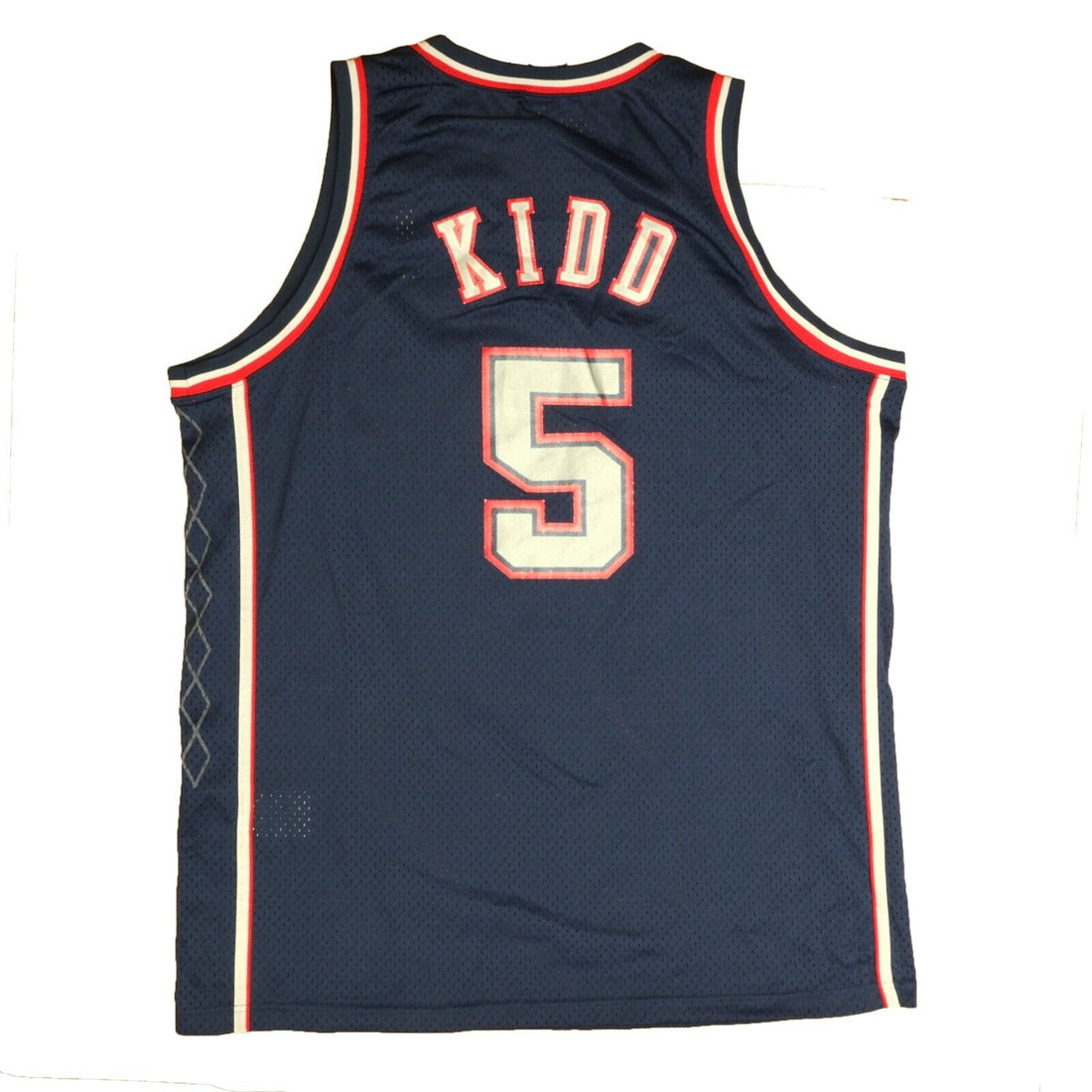 Vintage New Jersey Nets Jason Kidd Nike Swingman Jersey Size 2XL NBA