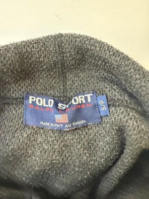 Vintage Polo Sport Ralph Lauren Fleece Sweatshirt Hoodie Size Small