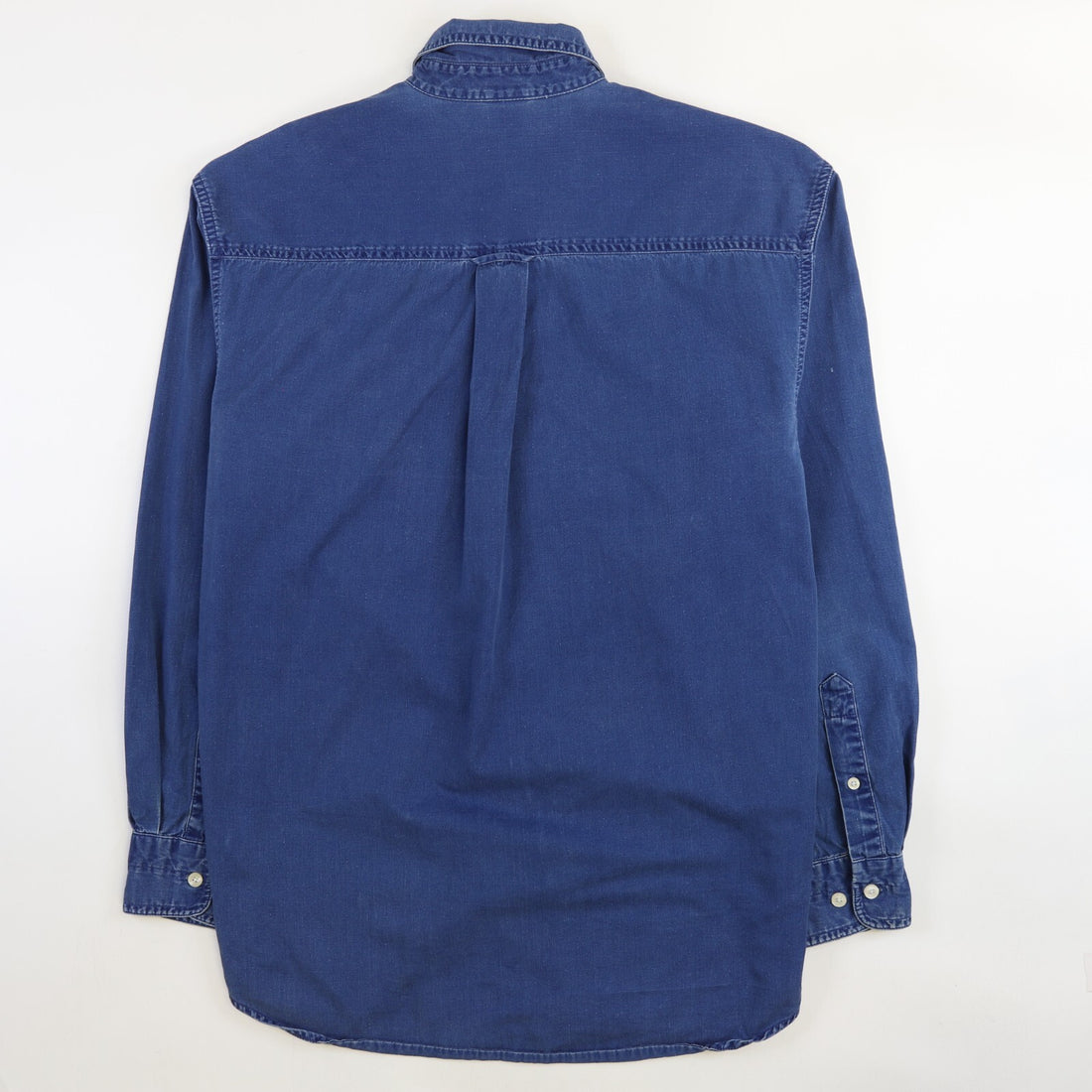 Vintage Looney Tunes Denim Button Up Shirt Size Small Warner Bros Embroidered