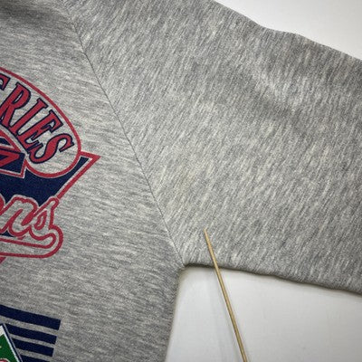 Vintage Minnesota Twins World Series Champs Sweatshirt Medium 1987 80s MLB