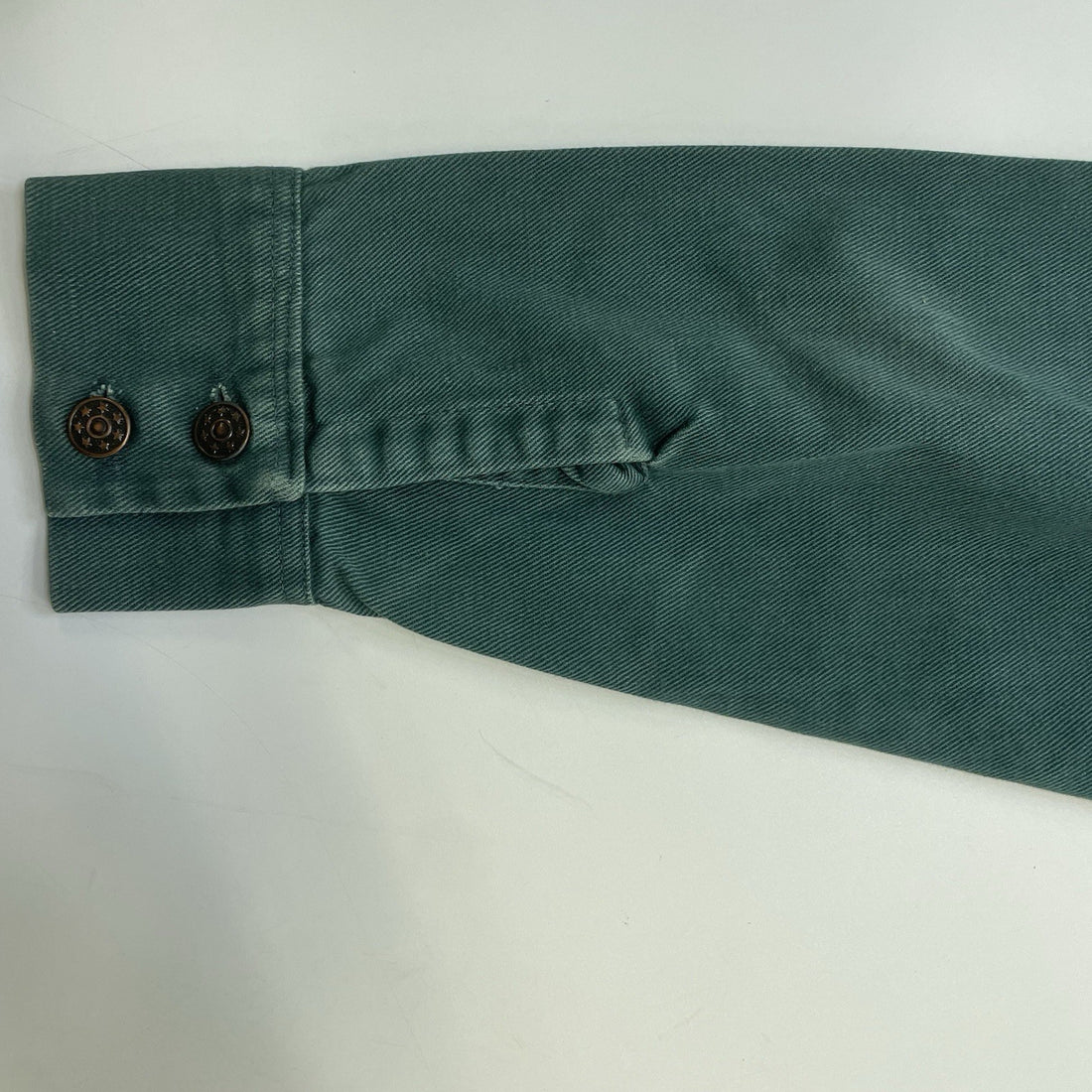 Vintage JCPenney Button Up Shirt Size Large Green