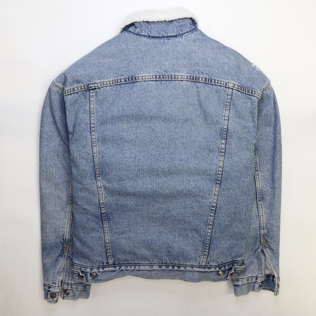 Vintage Levi's Denim Trucker Jacket Size Large Sherpa Lined
