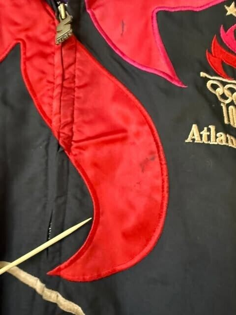 Vintage Atlanta 1996 Olympics Starter Windbreaker Light Jacket Size Large