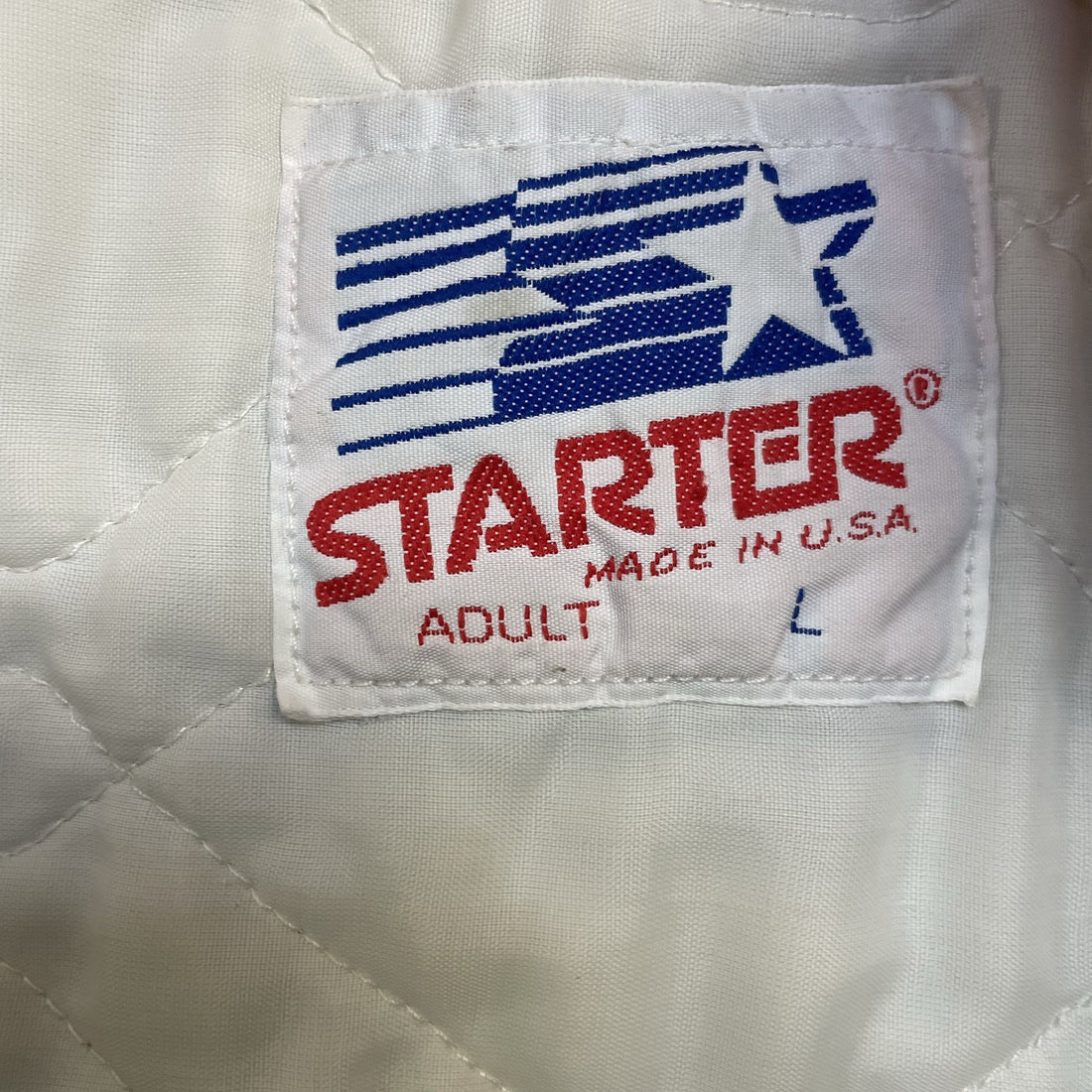 Vintage Syracuse Orange Starter Satin Bomber Jacket Size Large 80s NCAA