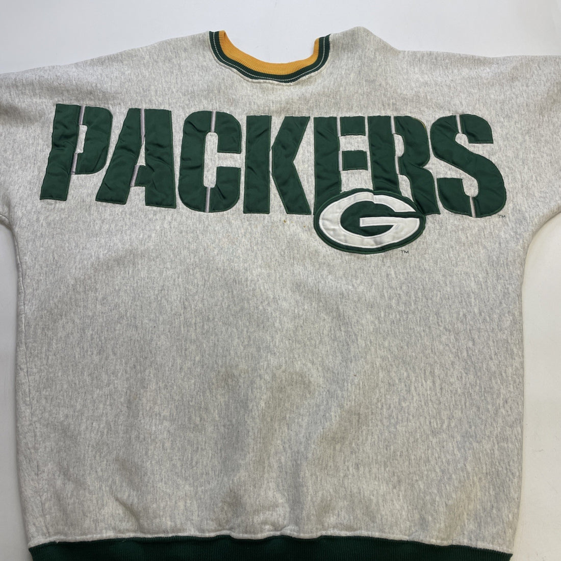 Vintage Green Bay Packers Legends Spell Out Sweatshirt Crewneck Size 2XL NFL
