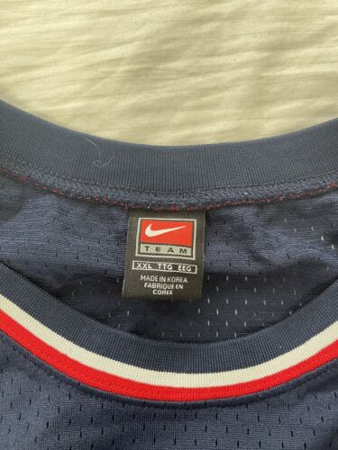 Vintage New Jersey Nets Jason Kidd Nike Swingman Jersey Size 2XL NBA