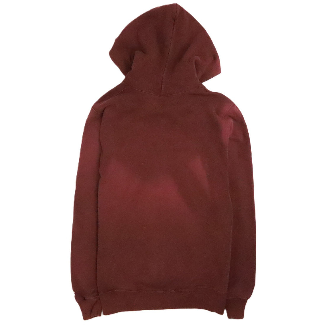 Vintage Champion Full Zip Sweatshirt Hoodie Size Medium Red 90s