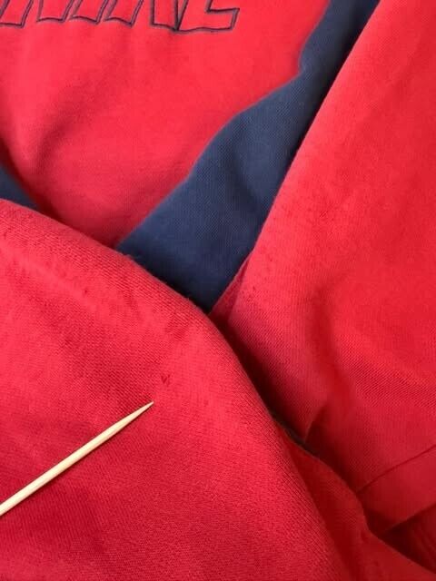 Vintage Nike Spell Out Sweatshirt Hoodie Size 2XL Red