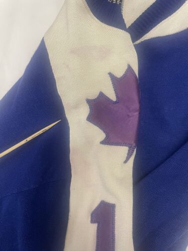 Vintage Toronto Maple Leafs Zach Hyman Doug Laurie Jersey Size Small 80s Blue