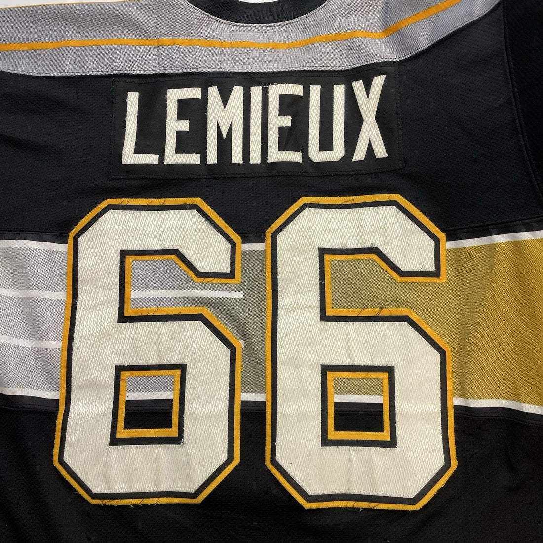 Vintage Pittsburgh Penguins Mario Lemieux Starter Jersey Size Large NHL
