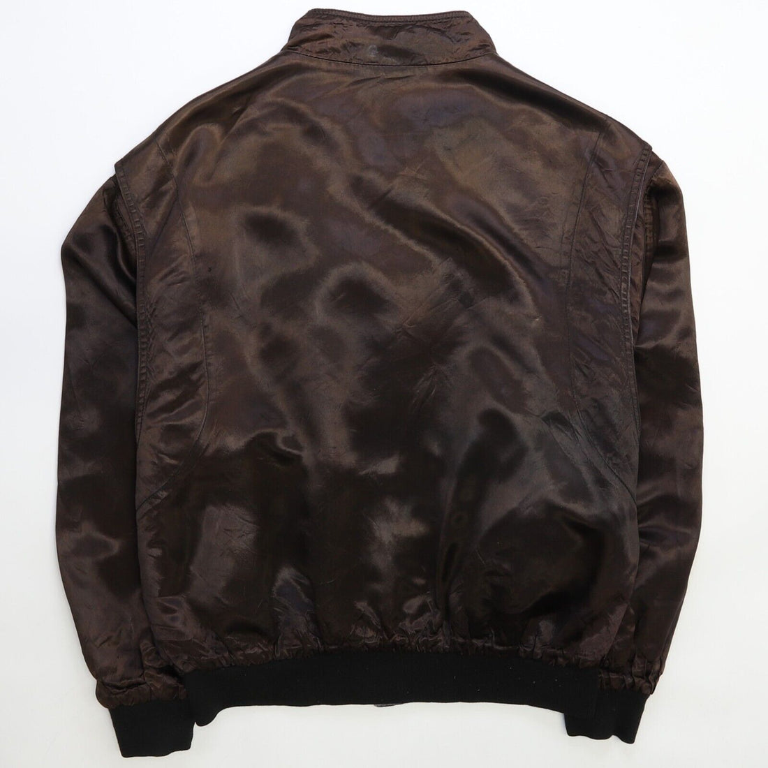 Vintage Grand Casino Mille Lacs Satin Bomber Jacket Size XL Reversible