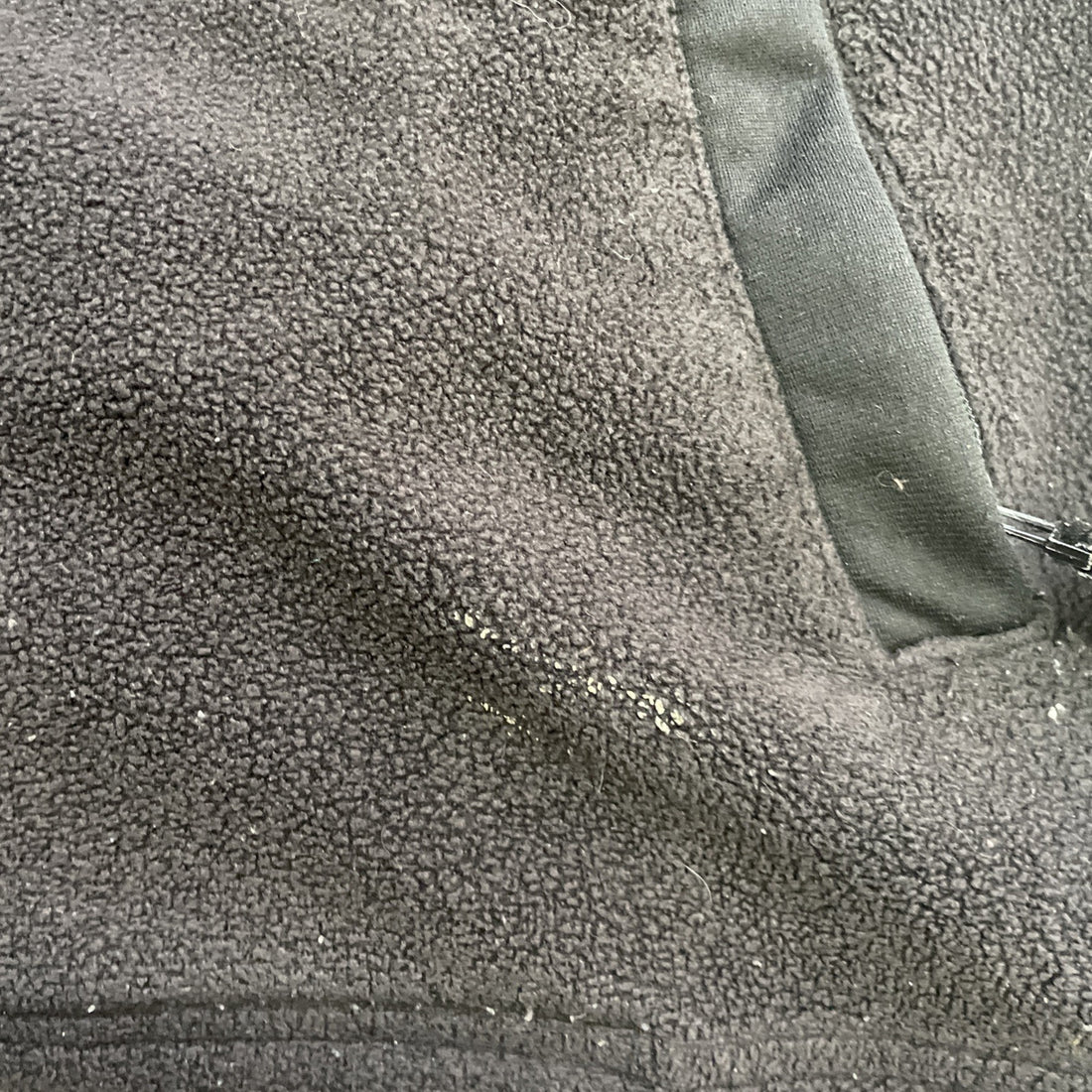 Vintage Adidas Fleece Jacket Size Small Black