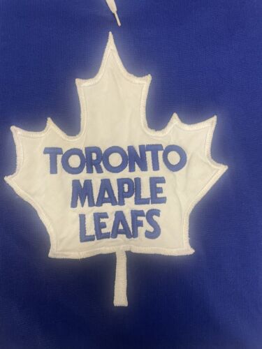 Vintage Toronto Maple Leafs Zach Hyman Doug Laurie Jersey Size Small 80s Blue