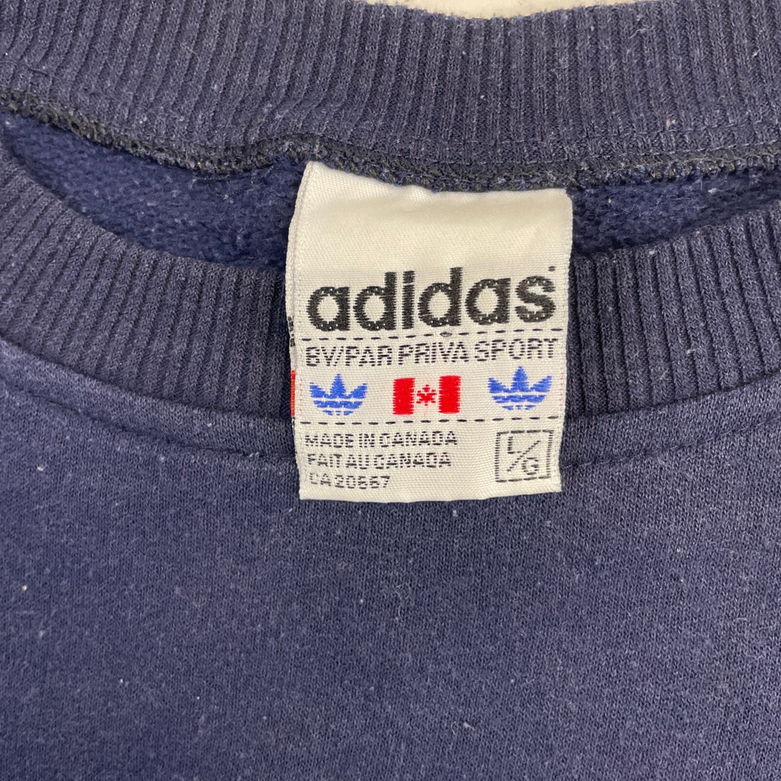 Vintage Adidas Crewneck Sweatshirt Size Large 90s
