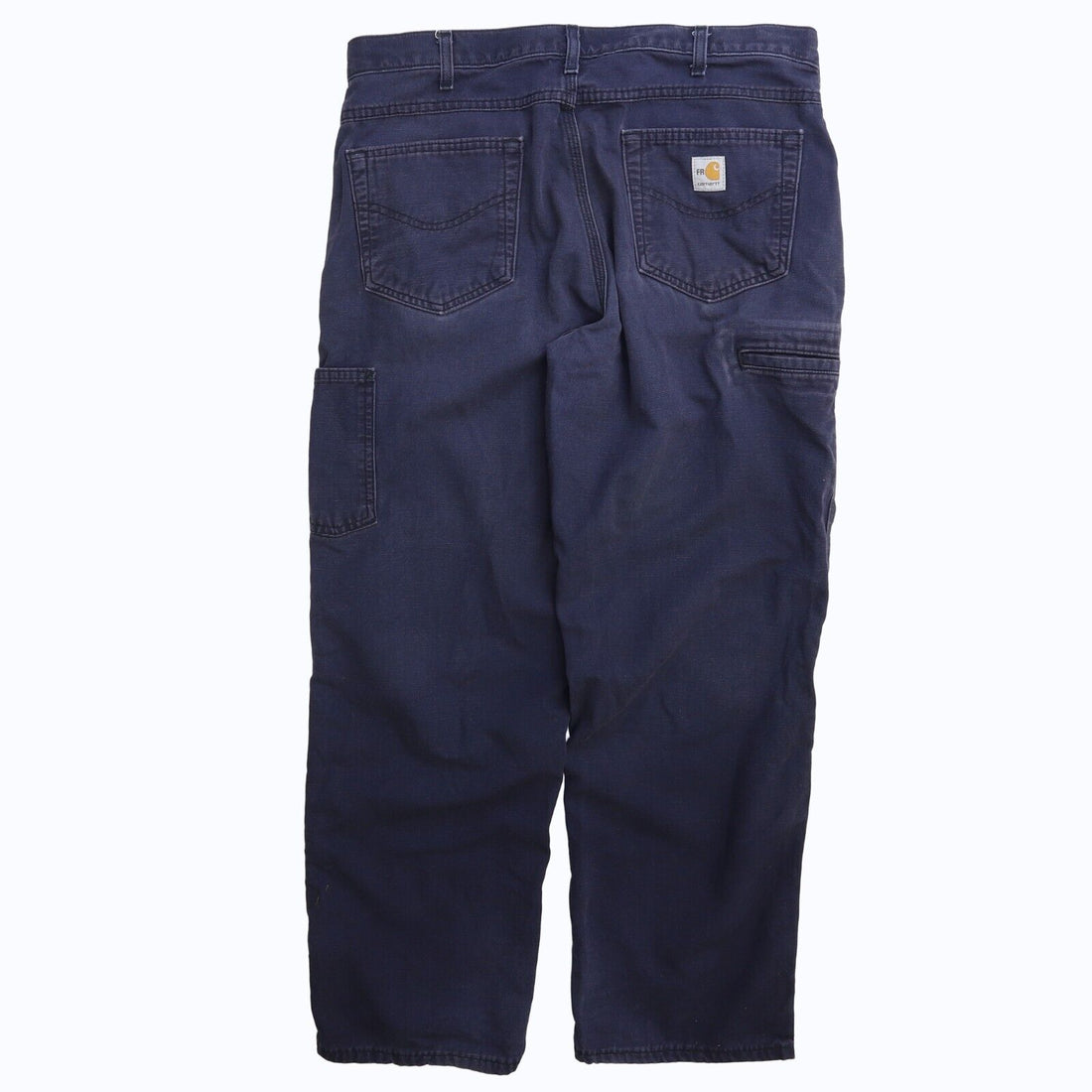 Carhartt FR Carpenter Work Pants Size 36 X 30 Blue Flame Resistant