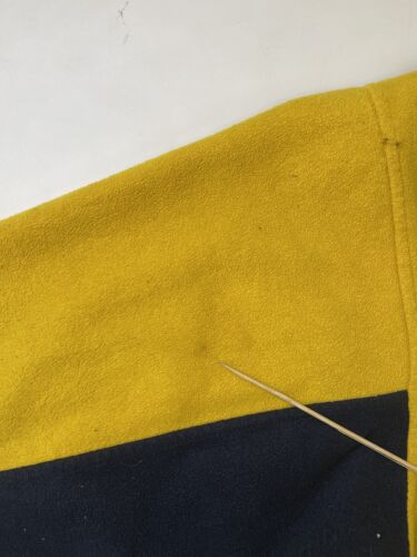 Vintage Tommy Hilfiger Fleece Jacket Size XL Yellow