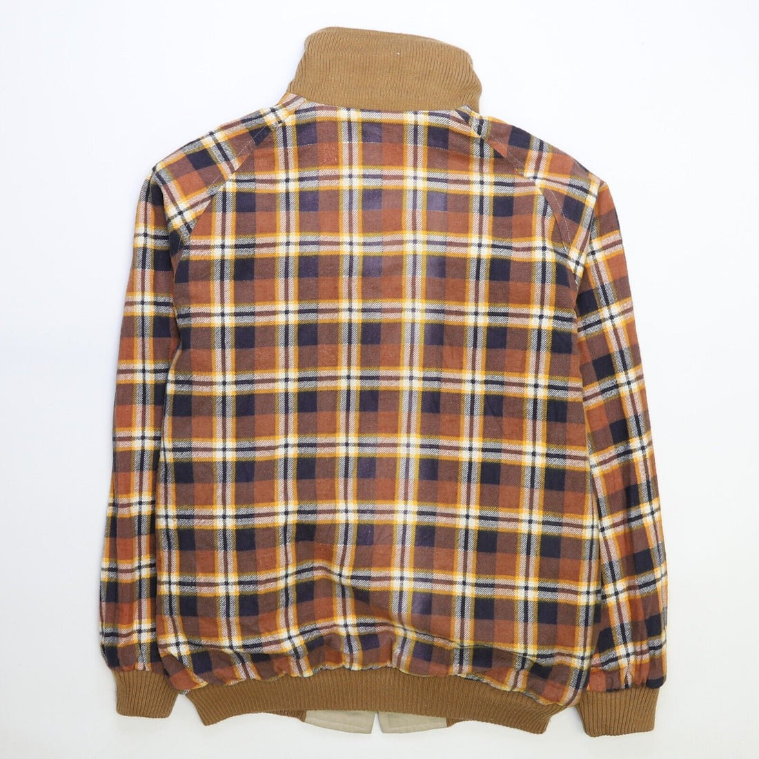 Vintage Plaid Bomber Jacket Size Small Reversible