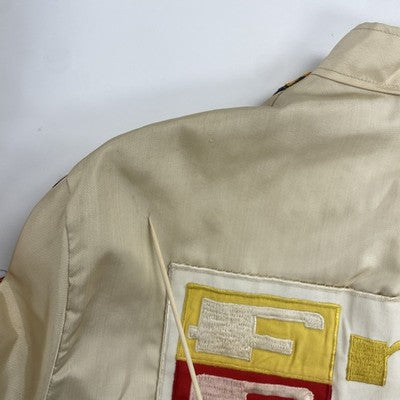 Vintage Frank Comito Racing Nomex Jacket Size Large Patches 80s