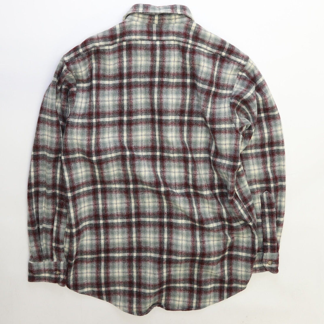 Vintage Pendleton Wool Lodge Button Up Shirt Size Medium Plaid