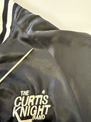 Vintage Curtis Knight Band Satin Jacket Size Small Music
