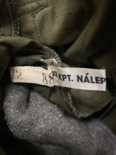 Vintage Oz Kpt Nalepku Presov Military Field Coat Jacket Size Large Czech Army