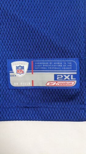 New York Giants Reebok Football Jersey Size 2XL Blue NFL