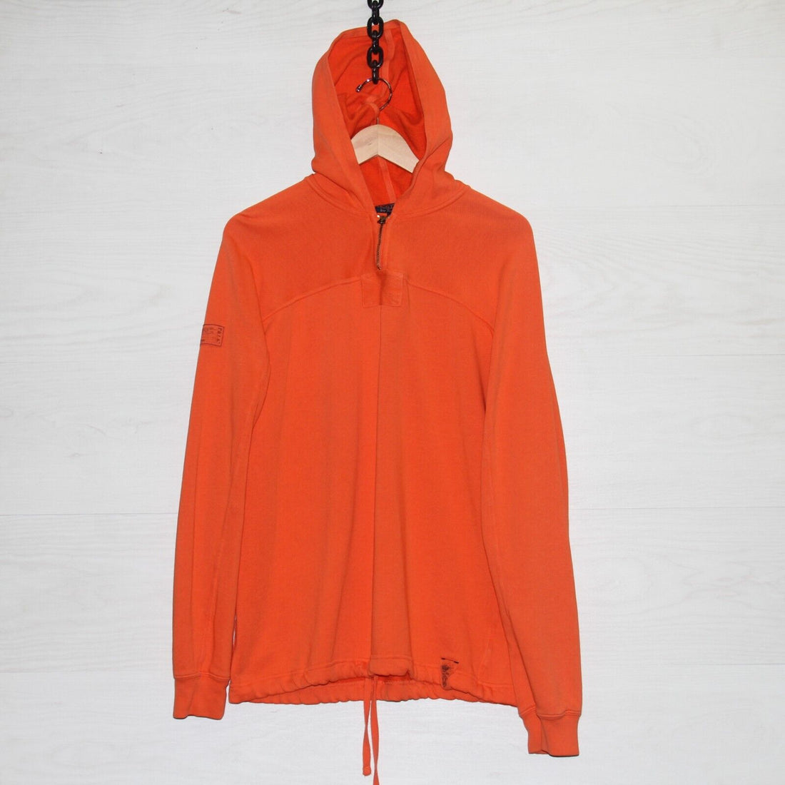 Vintage Polo Ralph Lauren Quarter Zip Pullover Sweatshirt Hoodie Size Small 90s