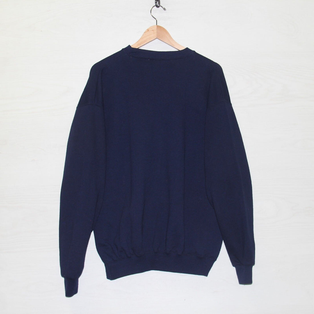 Vintage US Navy Sweatshirt Crewneck Size XL Blue 90s Made USA