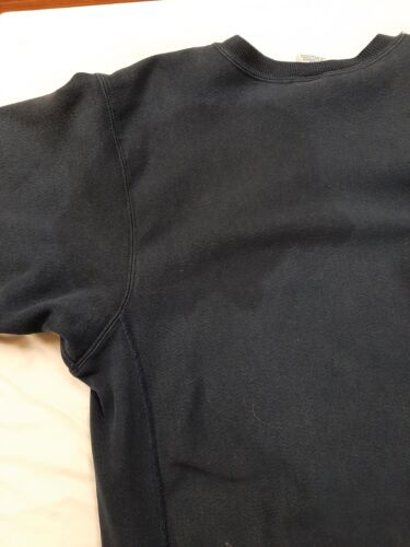 Vintage Champion Reverse Weave Sweatshirt Crewneck Size Large Blue 90s