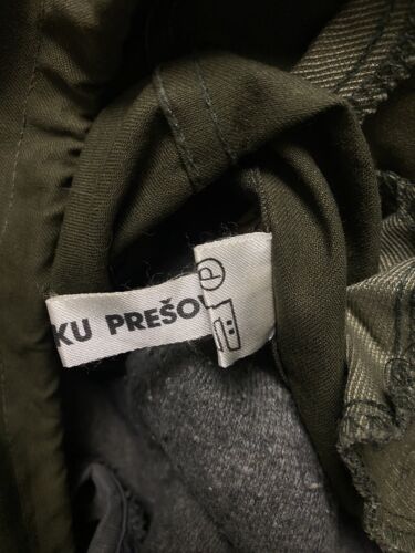 Vintage Oz Kpt Nalepku Presov Military Field Coat Jacket Size Large Czech Army