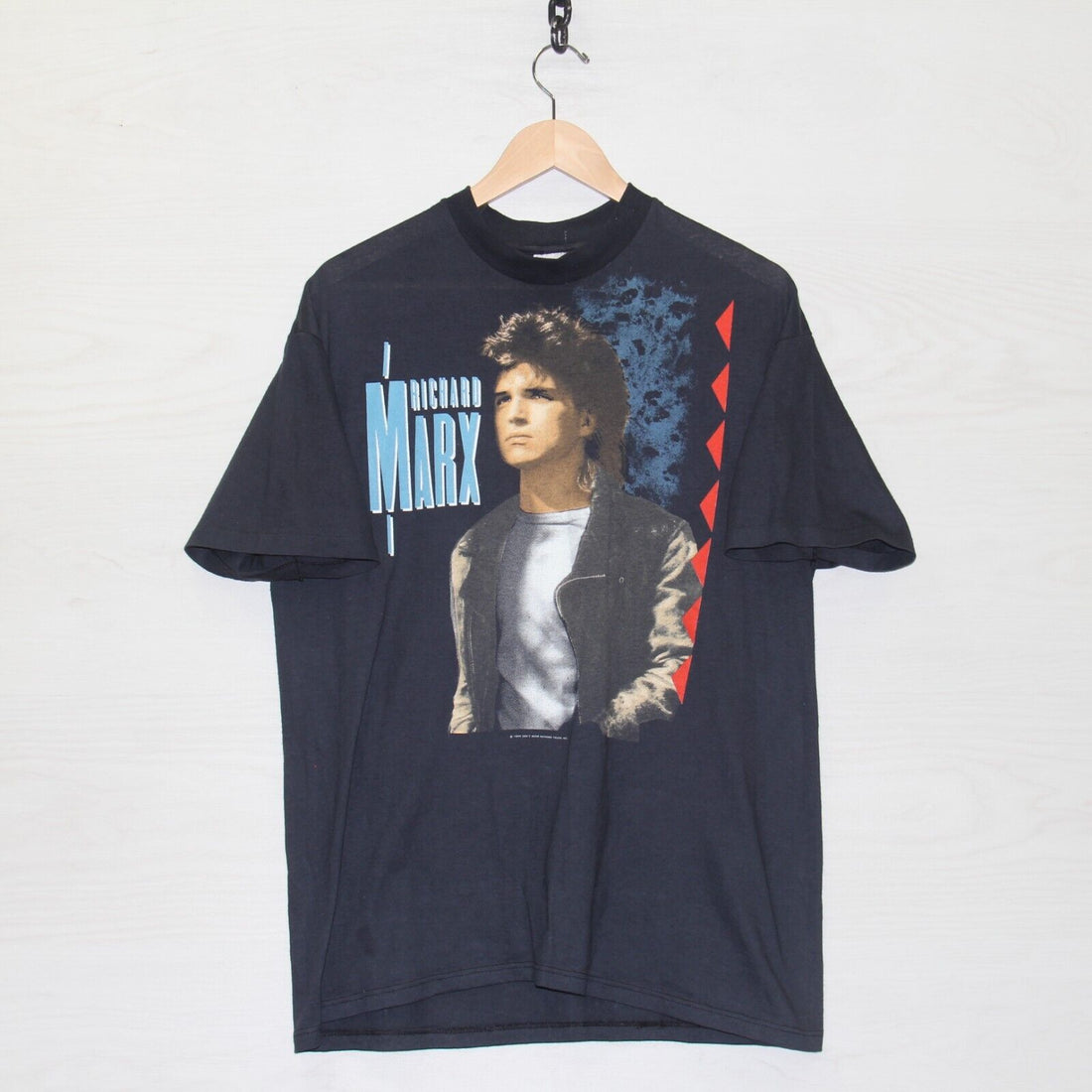 Vintage Richard Marx Repeat Offender Tour T-Shirt Size XL Black 1990 90s