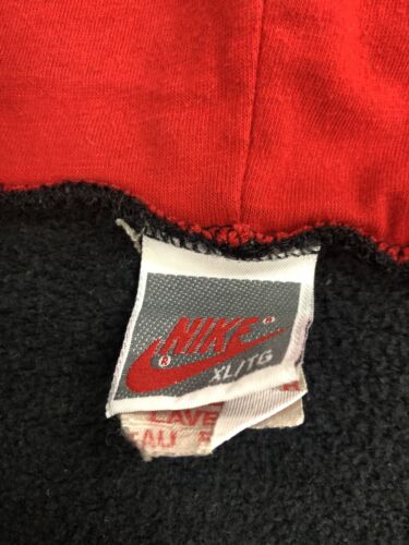 Vintage Nike Force Basketball Sweatshirt Hoodie XL 80s 90s Full Zip Embroidered
