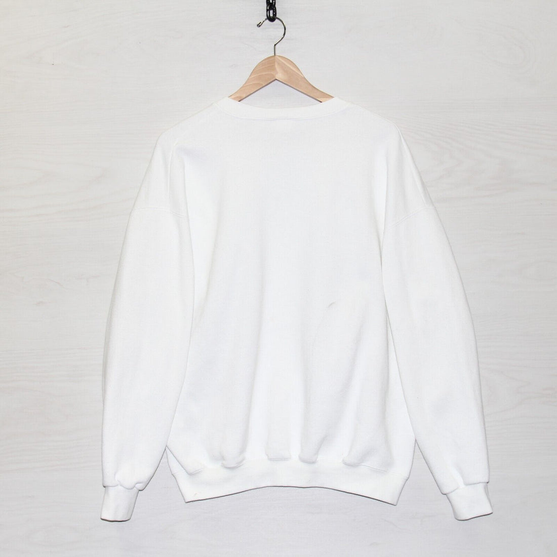 Vintage Silhouette Wolf Sweatshirt Crewneck Size XL White Nature 1993 90s