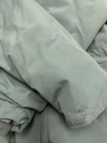 Vintage Eddie Bauer Parka Jacket Size Large Tall Blue Goose Down Insulated 90s