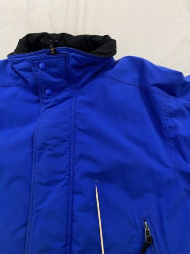 Vintage Eddie Bauer Jacket Size Large Goose Down Insulated Blue 90s