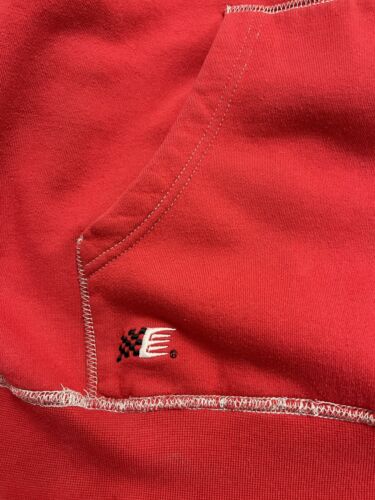 Vintage Kahne Dodge Chase Authentics Sweatshirt Hoodie Size XL Red NASCAR Racing